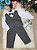 Conjunto Miss Cherry Social Leonardo Colete Cinza Grafite - Imagem 5