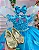 Vestido Princesa Belli Bia Jardim Encantado Azul Tiffany - Imagem 6