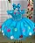 Vestido Princesa Belli Bia Jardim Encantado Azul Tiffany - Imagem 8