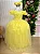 Vestido Enjoy Longo Laura Amarelo Rendado - Imagem 4