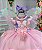 Vestido Marie Rosa Jardim Encantado Laço - Imagem 14