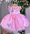 Vestido Marie Rosa Jardim Encantado Laço - Imagem 8