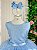Vestido Enjoy Longo Regata Azul Bebe - Imagem 5