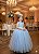 Vestido Enjoy Longo Regata Azul Bebe - Imagem 3