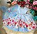 Vestido Giovanella /Giovanela Azul Bebe Borboletas - Imagem 5