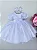 Vestido Marie Bebe Branco Flor - Imagem 3