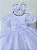 Vestido Marie Bebe Branco Flor - Imagem 1