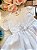 Vestido Marie Bebe Branco Flor - Imagem 7