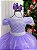 Vestido Enjoy Longo Laura Lilas Rendado - Imagem 5