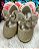 Sapatilha Flor Di MIla Baby Dourado Gliter - Imagem 2