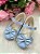 Sapatilha Flor Di MIla Baby Azul Bebe lacinho Strass - Imagem 5