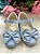 Sapatilha Flor Di MIla Baby Azul Bebe lacinho Strass - Imagem 6