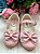 Sapatilha Flor Di MIla Baby Rosa Lacinho Strass - Imagem 3