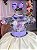 Vestido Marie Saia Off Peito Florido Lilas - Imagem 5