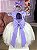 Vestido Marie Saia Off Peito Florido Lilas - Imagem 6