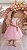 Vestido Marie Jardim Encantado Mel Rosa Bebe - Imagem 7