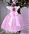 Vestido Marie Jardim Encantado Mel Rosa Bebe - Imagem 9
