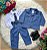 Conjunto Miss Cherry Social Terno Gael Azul - Imagem 2