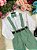 Conjunto Miss Cherry Vitor Suspensorio Verde - Imagem 4