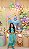 Fantasia Princesa Belli Princesa Jasmine Verde Tiffany - Imagem 1