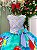 Vestido Infantil Temáticos Luxo Ariel - Sereia Modelo 2 - Imagem 8