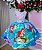 Vestido Infantil Temáticos Luxo Ariel - Sereia Modelo 2 - Imagem 5