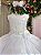 Vestido Juvenil Vila Lele Regata Flores Branco - Imagem 1