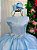 Vestido Marie Longo Larissa Azul Bebe - Imagem 5