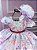 Vestido Miss Cherry Chapeu Lilas Flores e Borboletas - Imagem 2