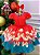 Vestido Mimadine Ursinho Menininha Vermelho Natal - Imagem 2