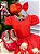 Vestido Mimadine Ursinho Menininha Vermelho Natal - Imagem 1