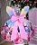 Vestido Tematicos Kids Divertidamente Colorido - Imagem 3