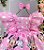 Vestido Temáticos Kids Minnie/Minie Rosa - Imagem 1