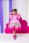 Vestido Temáticos Kids Princesas Disney Rosa - Imagem 7