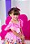 Vestido Temáticos Kids Princesas Disney Rosa - Imagem 1