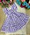Vestido Banana Club Aline Xadrez Lilas - Imagem 4