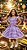 Vestido Banana Club Aline Xadrez Lilas - Imagem 3