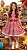 Vestido Banana Club Aline Xadrez Vermelho - Imagem 1
