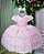 Vestido Infantil Menina Bonita 4 Saias Rosa Bebe - Imagem 3