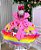 Vestido Infantil Temáticos da Gigi Mundo Bita Rosa - Imagem 3