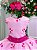 Vestido Infantil Temáticos Luxo Luluca Rosa - Imagem 3