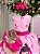 Vestido Infantil Temáticos Luxo Luluca Rosa - Imagem 2