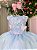 Vestido Marie Jardim das Borboletas Azul Bebe Viviane - Imagem 5