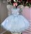 Vestido Marie Jardim das Borboletas Azul Bebe Viviane - Imagem 1