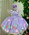 Vestido Marie Jardim Encantado Isis Luxinho Lilas - Imagem 5