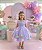 Vestido Marie Jardim Encantado Isis Luxinho Lilas - Imagem 6