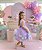 Vestido Marie Jardim Encantado Isis Luxinho Lilas - Imagem 3