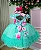Vestido Menina Bonita Jardim Encantado Maiza Verde - Imagem 5