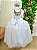 Vestido Marie Longo Branco Peito Rendado - Imagem 4