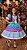 Vestido Marie Junino Luxo Ursinho do Sertão Azul - Imagem 7